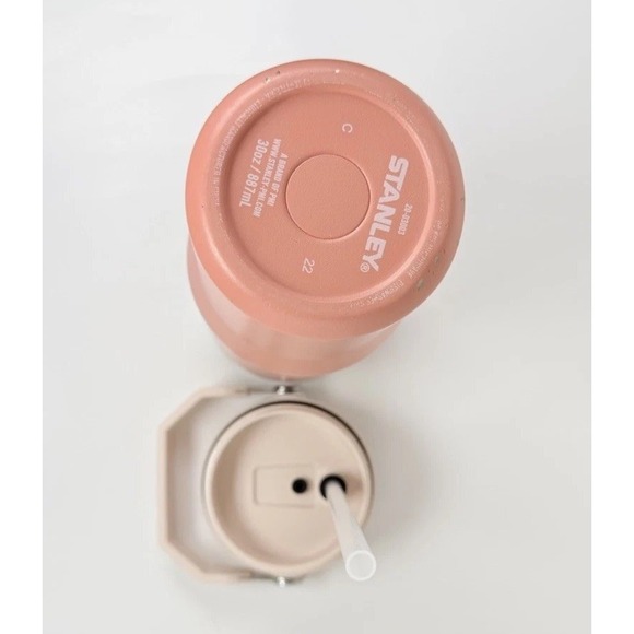 Stanley IceFlow 30oz Flip Straw Tumbler Stainless Steel Polar Peach – Used - Picture 13 of 14